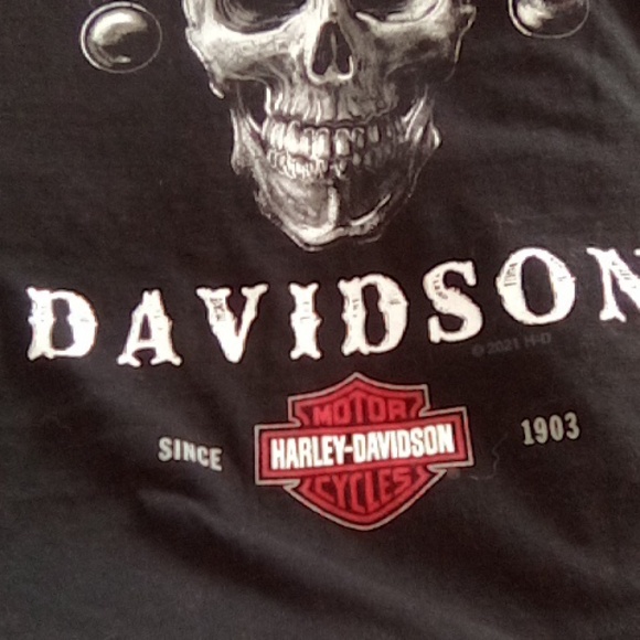 Harley Davidson skull jester tee NWOT  UNISEX - Picture 4 of 9